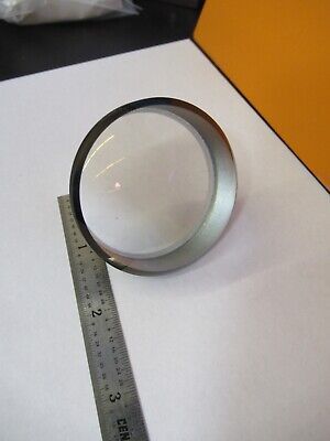 LARGE HIGHLY CONVEX OPTICAL LENS RARE OPTICS MIL SPEC AS PICTURED &8M-A-58