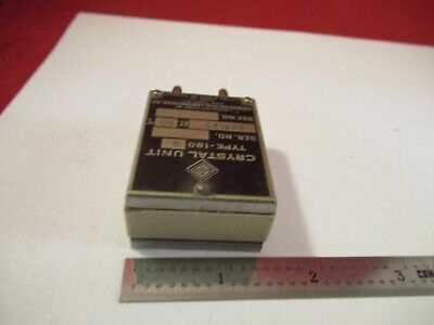 ANTIQUE PREMIER 1930 RADIO QUARTZ CRYSTAL FREQUENCY CONTROL AS PICTURED 84-FT-75