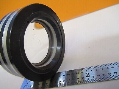 UNKNOWN MAKER 2X STEREO OBJECTIVE MICROSCOPE PART OPTICS AS PICTURED &85-B-77