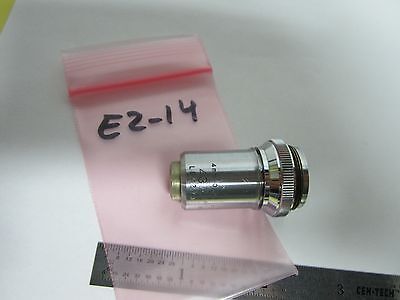 MICROSCOPE VINTAGE PART OPTICAL OBJECTIVE BAUSCH LOMB 43X OPTICS AS IS SK#E2-14