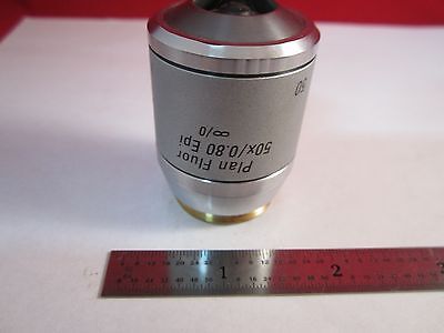 MICROSCOPE OBJECTIVE LEICA FLUOR 50X POLYCON EPI INFINITY OPTICS BIN#11-DT-C