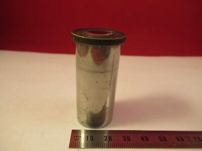 ANTIQUE BRASS EYEPIECE X5 BECK LONDON MICROSCOPE PART AS PICTURED #66-A-40