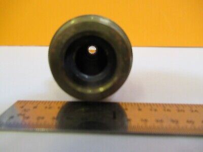 ANTIQUE BRASS ERNST LEITZ 2mm OBJECTIVE MICROSCOPE PART AS PICTURED &7B-B-15