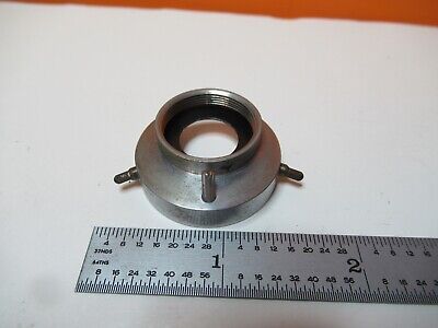 ANTIQUE LEITZ GERMANY POL OBJECTIVE CLAMP HOLDER MICROSCOPE PART AS PIC &16-B-14