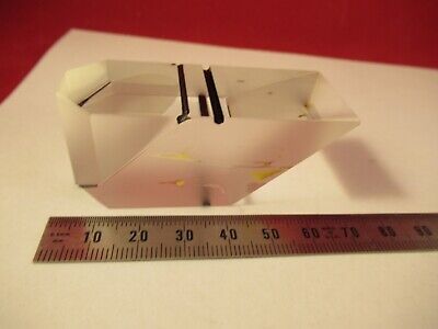 NIKON JAPAN GLASS PRISM HEAD MICROSCOPE PART OPTICS AS PICTURED &14-A-24