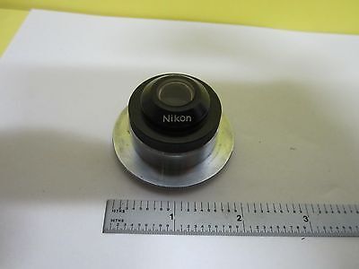 MICROSCOPE PART NIKON JAPAN CONDENSER OPTICS AS IS BIN#T8-12