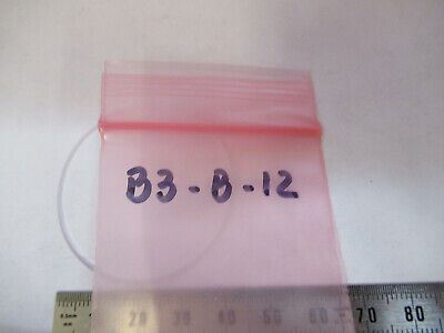 DIFFUSER FROSTED GLASS FILTER OPTICS MICROSCOPE PART AS PICTURED &B3-B-12