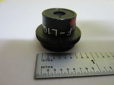 MICROSCOPE OBJECTIVE FPO F-L10 OPTICS AS IS BIN#T7-29