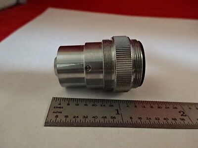 MICROSCOPE PART OBJECTIVE UNKNOWN MAKER OPTICS AS IS #P6-C-12