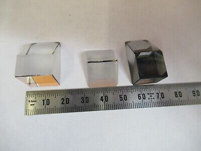 AO SPENCER LOT GLASS PRISM HEAD OPTICS MICROSCOPE PART AS PICTURED &8Y-A-92