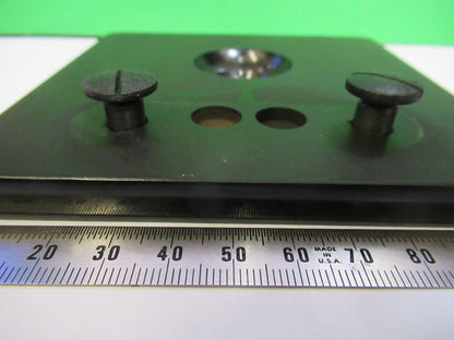 ANTIQUE SPENCER AO AMERICAN OPT STAGE TABLE MICROSCOPE PART AS PICTURED #R7-B-1x