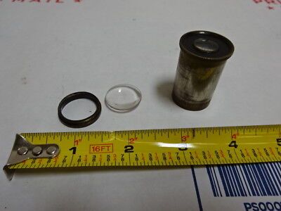 FOR PARTS BRASS ANTIQUE EYEPIECE LENS FRANCE OPTICS AS IS #96-92A