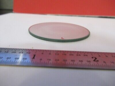 LEITZ HEAT ABSORBING FILTER MEASURING TOOLMAKER MICROSCOPE PART AS PIC &A9-A-80