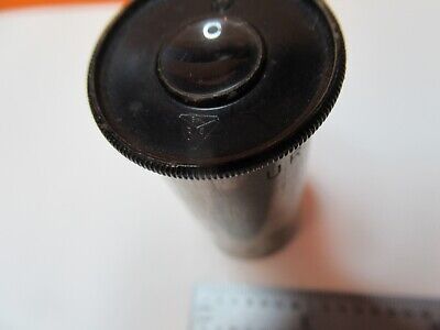 ANTIQUE BAUSCH LOMB BRASS EYEPIECE 5X MICROSCOPE PART AS PICTURED &17-A-77