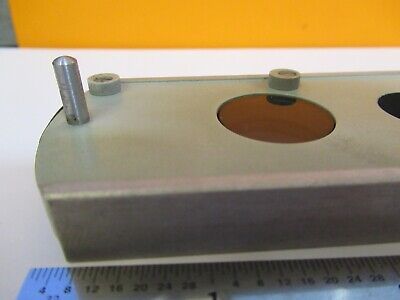 AUS JENA GERMANY POLARIZER LENS SLIDE POL MICROSCOPE PART AS PICTURED &A5-A-13