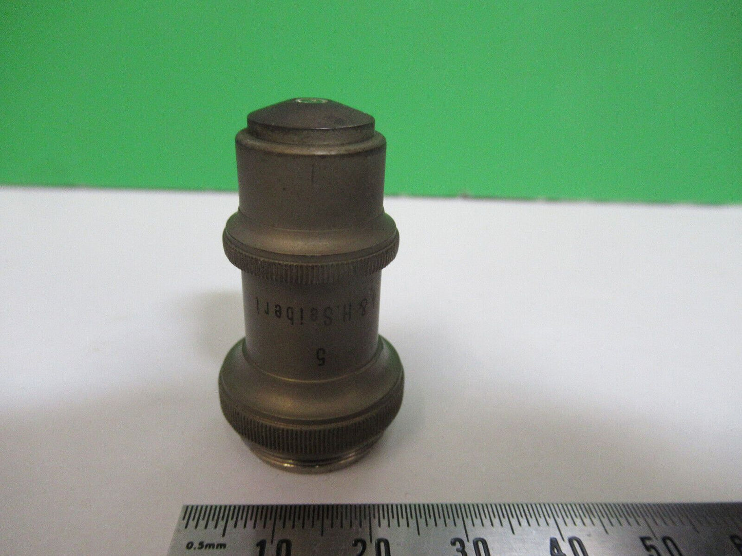 SEIBERT "5" OBJECTIVE LENS OPTICS MICROSCOPE PART AS PICTURED Q7-A-06