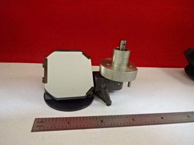 MICROSCOPE PART ZETOPAN REICHERT AUSTRIA MIRROR ASSEMBLY OPTICS AS IS #T8-54