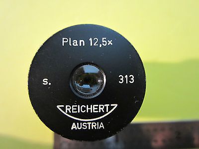 MICROSCOPE PART REICHERT AUSTRIA EYEPIECE 12.5X PLAN  OPTICS BIN#A2-10