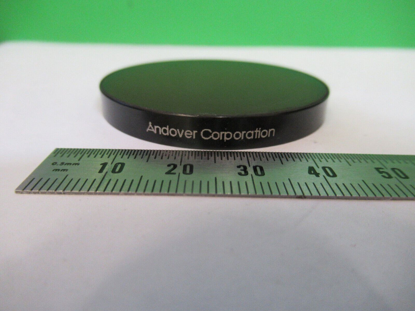 OPTICAL FILTER  ANDOVER OPTICS AS PICTURED &Z7-A-28