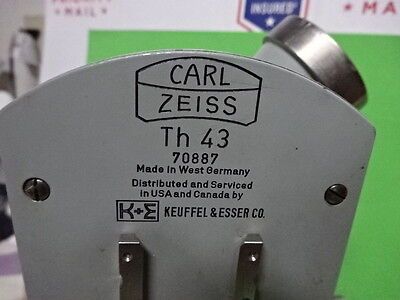 OPTICAL THEODOLITE CARL ZEISS TH 43 KEUFEL ESSER K+E AS IS OPTICS #LOBBY