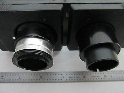 FOR PARTS MICROSCOPE PART OLYMPUS HEAD OPTICS AS IS  BIN#26-97