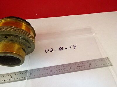 VINTAGE ANTIQUE BRASS OPTICAL LENS COLLIMATOR OPTICS AS IS B#U3-B-14