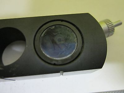 FOR PARTS MICROSCOPE SLIDE POLARIZER LEITZ GERMANY OPTICS BIN#U2-B-09