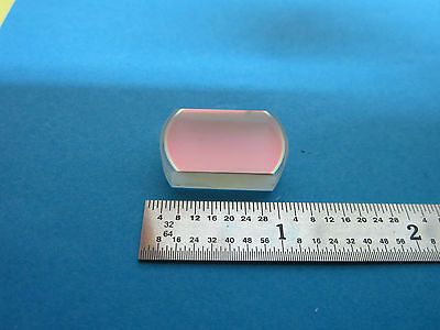 OPTICAL BK7 TRUNCATED FILTER MIRROR COATED LASER OPTICS BIN#23-84