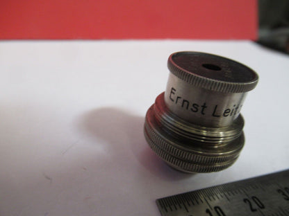 ANTIQUE  ERNST LEITZ GERMANY 1X OBJECTIVE MICROSCOPE PART AS PICTURED G4-A-76