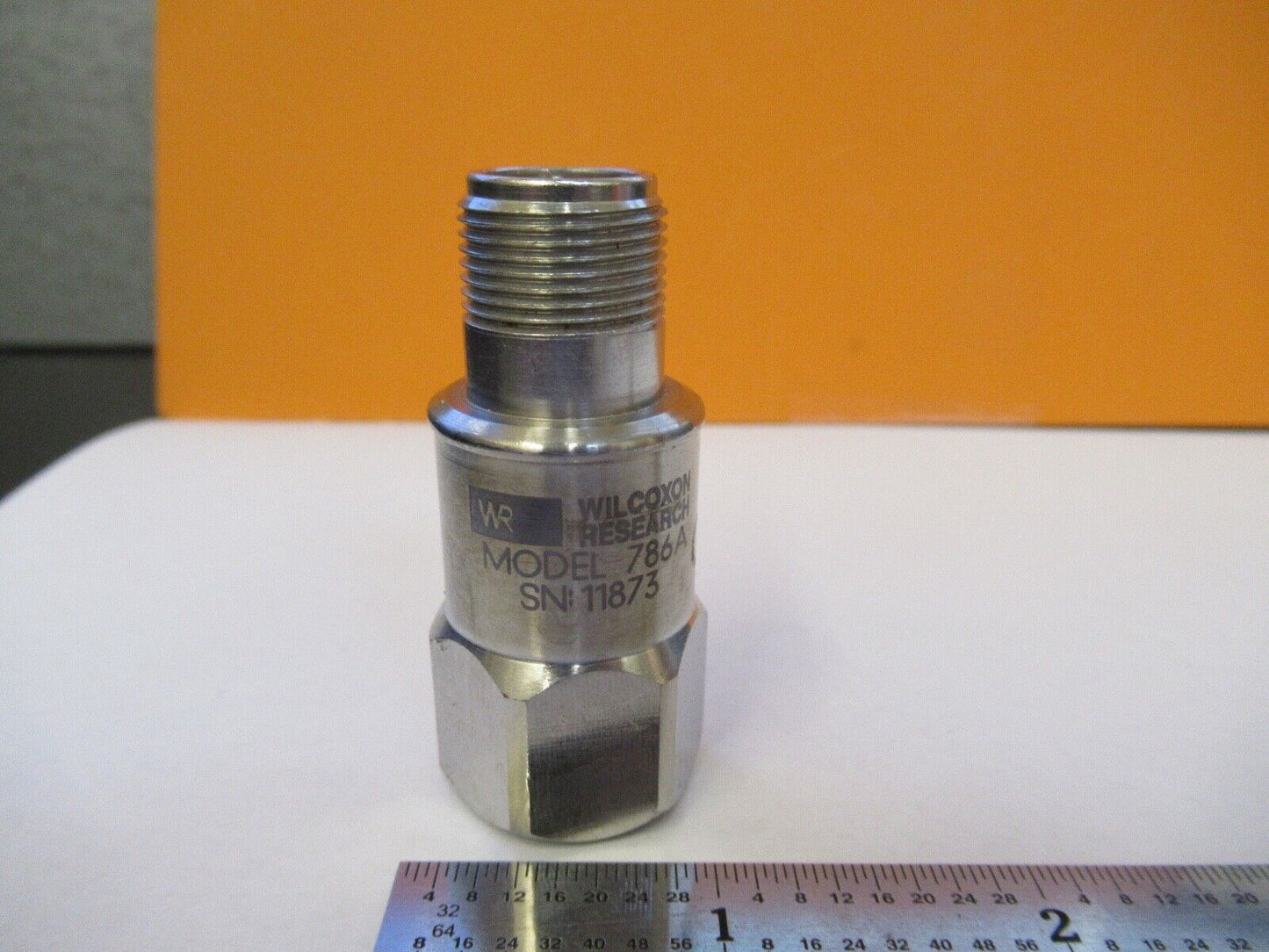 WILCOXON 786A INDUSTRIAL VIBRATION ACCELEROMETER SENSOR AS PICTURED &15-FT-X3