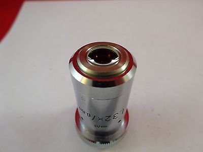 MICROSCOPE PART OBJECTIVE LEITZ L32X OPTICS AS IS BIN#K8-B-13