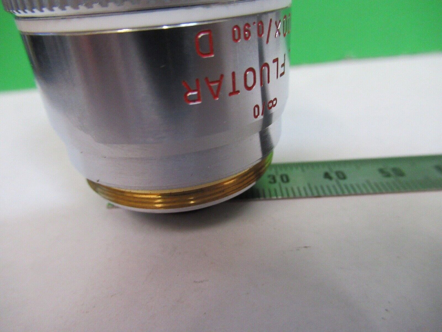 LEITZ GERMANY 567018 M32 OBJECTIVE LENS MICROSCOPE PART AS Pictured H3-B-01