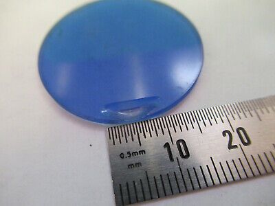 WILD HEERBRUGG SWISS BLUE GLASS FILTER MICROSCOPE PART AS PICTURED &A9-B-34