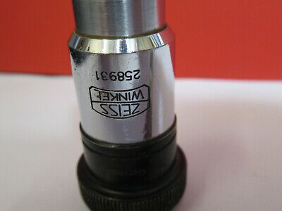 ZEISS WINKEL OPTICS 40X /160 OBJECTIVE LENS MICROSCOPE PART AS PICTURED &4B-A-56