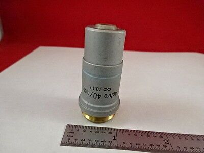 LEICA OBJECTIVE ACHRO 40X MICROSCOPE OPTICS AS IS BIN#W4-G-10