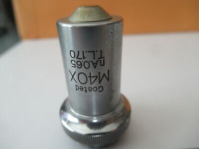 UNITRON JAPAN M40X METALLO OBJECTIVE LENS MICROSCOPE PART AS PICTURED &F5-A-152