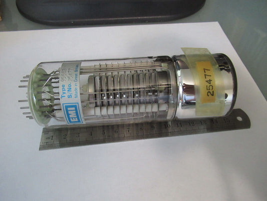 LARGE VACUUM TUBE  EMI ENGLAND UK 9558B PHOTOMULTIPLIER AS PICTURED &W7-B-18