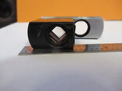 LEITZ GERMANY POL CRYSTAL POLARIZER SLIDE MICROSCOPE PART OPTICS AS PIC &85-B-24