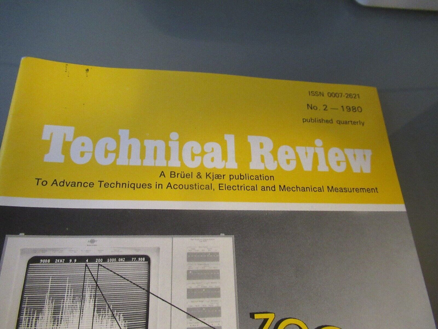 VINTAGE TECHNICAL MANUAL BOOK BRUEL KJAER FFT 1980 AS PICTURED &BLI