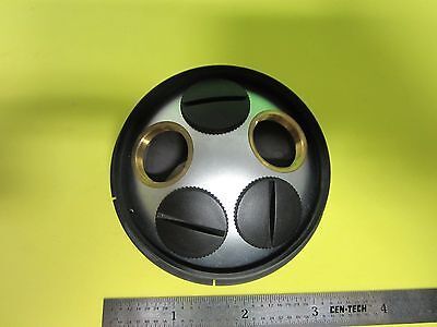 MICROSCOPE PART NOSEPIECE ERGOLUX LEITZ GERMANY AS IS  BIN#E5-04