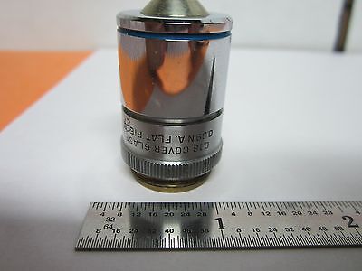 MICROSCOPE OBJECTIVE BAUSCH LOMB 4X OPTICS BIN#B3-D-6