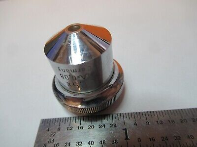 SEIBERT GERMANY 3.5X OBJECTIVE LENS OPTICS MICROSCOPE PART AS PICTURED &W8-A-28