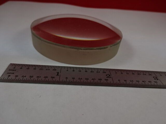 PLANO CONVEX LENS GLASS OPTICS OPTICAL AS IS #Z4-A-06