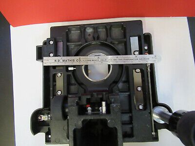 BAUSCH LOMB XY STAGE TABLE MICROSCOPE PART AS PICTURED &8Z-A-121