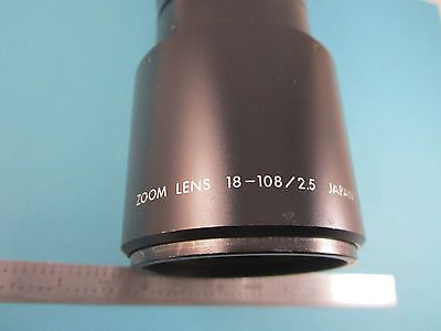 OPTICAL ZOOM LENS MICROSCOPE OR TV CAMERA JAPAN BIN#11