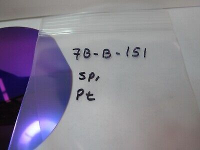 VERY NICE SAPPHIRE WAFER SINGLE CRYSTAL PLATINUM COATED AS PICTURED &7B-B-151