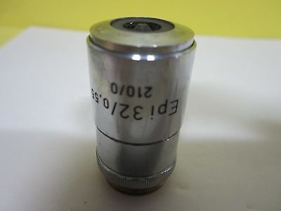 MICROSCOPE PART REICHERT AUSTRIA EPI 32X OBJECTIVE OPTICS AS IS BIN#T9-06