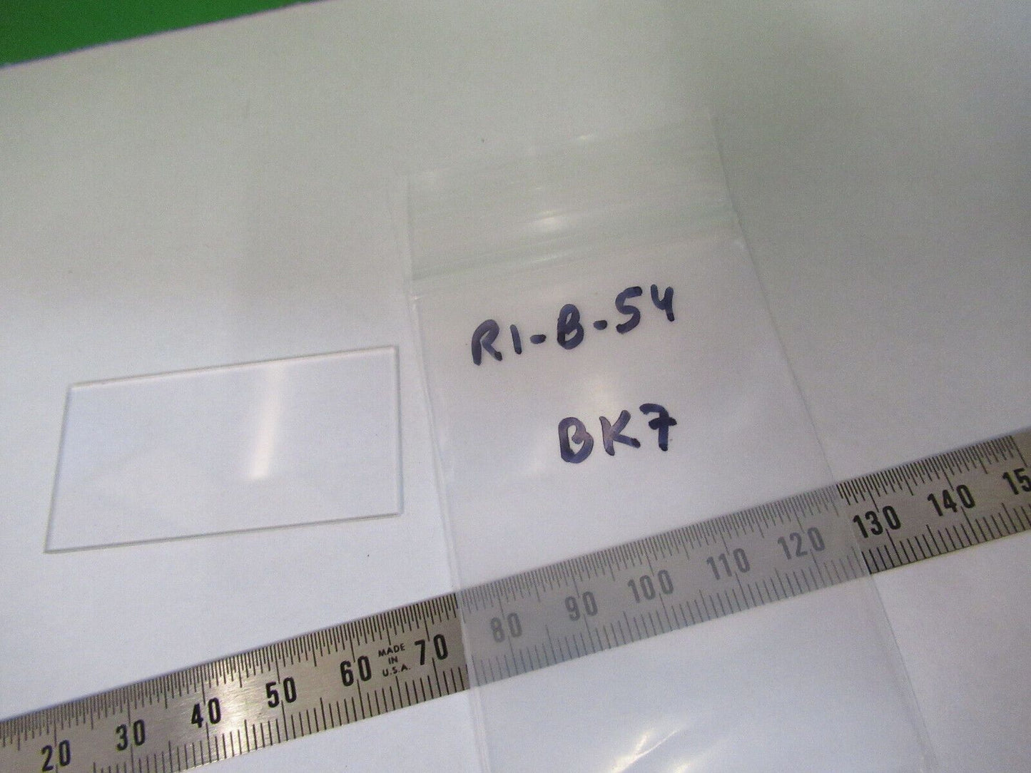 OPTICAL FLAT BK7 GLASS PLATE OPTICS AS PICTURED R1-B-54