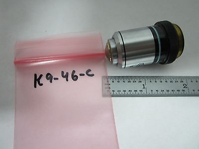 MICROSCOPE PART OBJECTIVE OLYMPUS JAPAN HI 100X OPTICS AS IS BIN#K9-46-C