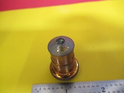 ANTIQUE SPENCER BUFFALO BRASS OBJECTIVE 10X MICROSCOPE PART AS PIC &FT-6-156